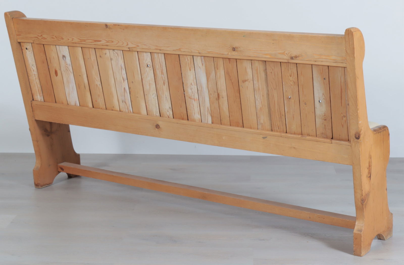 Country Pine Hall Settle - 6