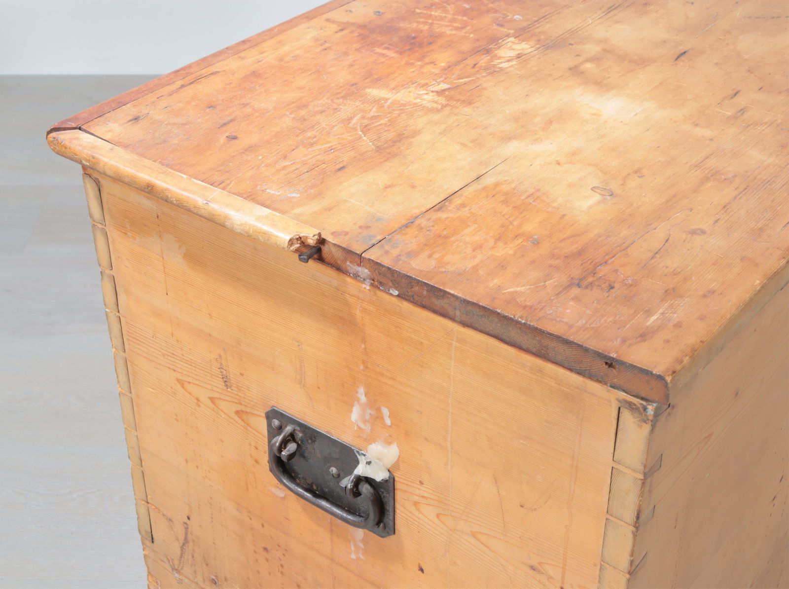 Country Pine Captain's Chest - 7