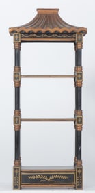 Regency Style Chinoiserie Hanging Shelf