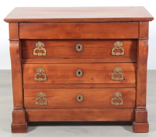 Empire Cherry Commode, 19th C.