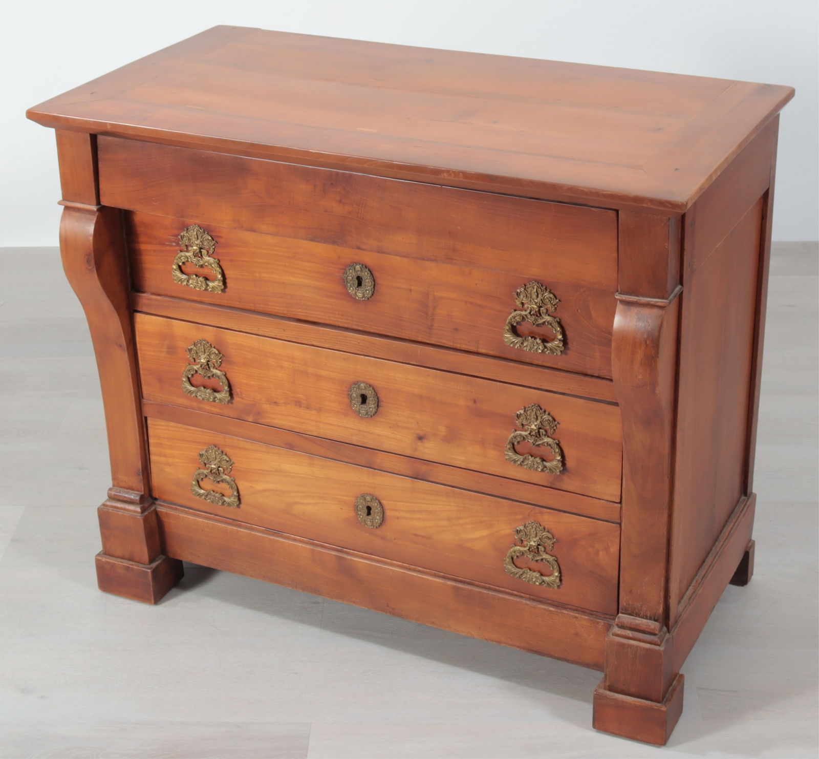 Empire Cherry Commode, 19th C. - 2