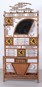 Brighton Pavillion Style Ceramic/Bamboo Hall Tree