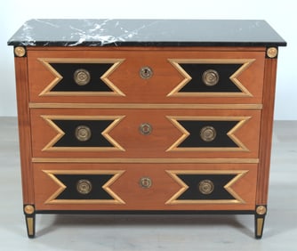 Bloomingdales Empire Marble Top Dresser