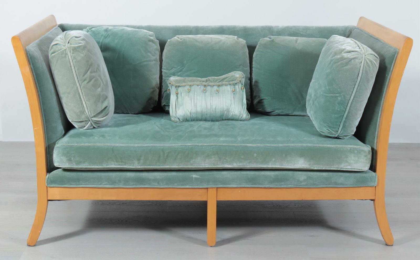 Biedermeier Style Maple Box Sofa Daybed (1 of 6)