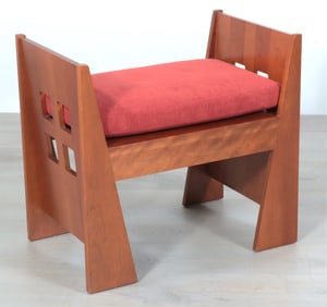 Stickley Arts Crafts Mahogany Bench