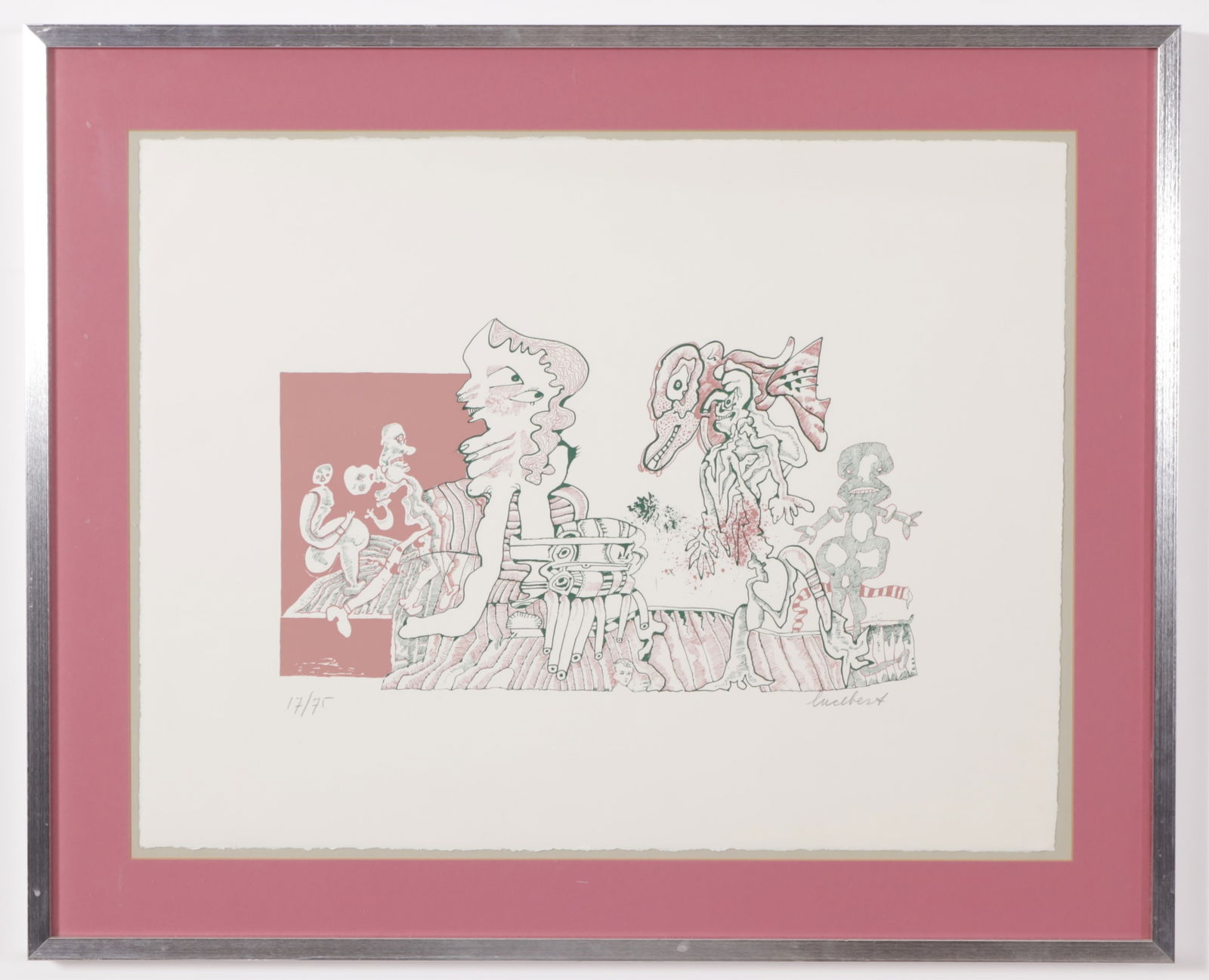 Lucebert - Personnage - Serigraph - 2