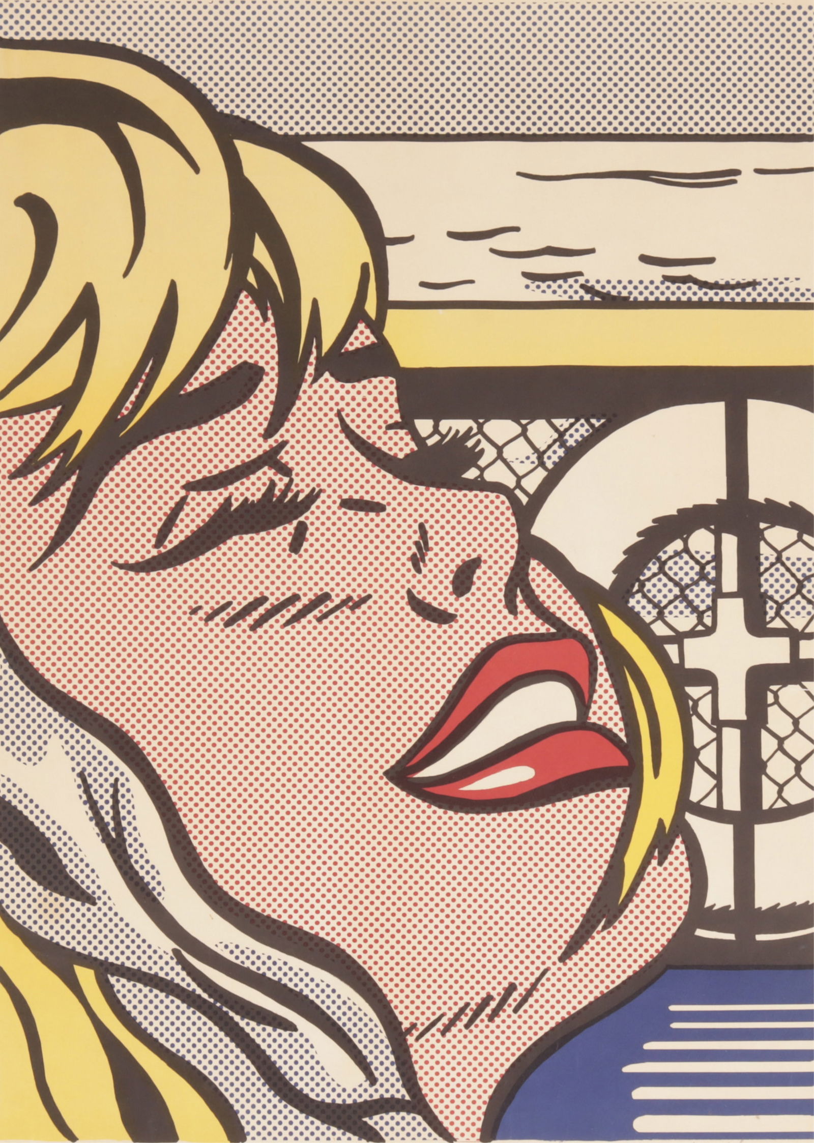 Roy Lichtenstein - Shipboard Girl, Lithograph: Roy Lichtenstein (American, 1923-1997) Shipboard Girl 1965, offset lithograph in colors on wove paper, pencil signed lower right, from the edition of unknown size, published by Leo Castelli Gallery, N