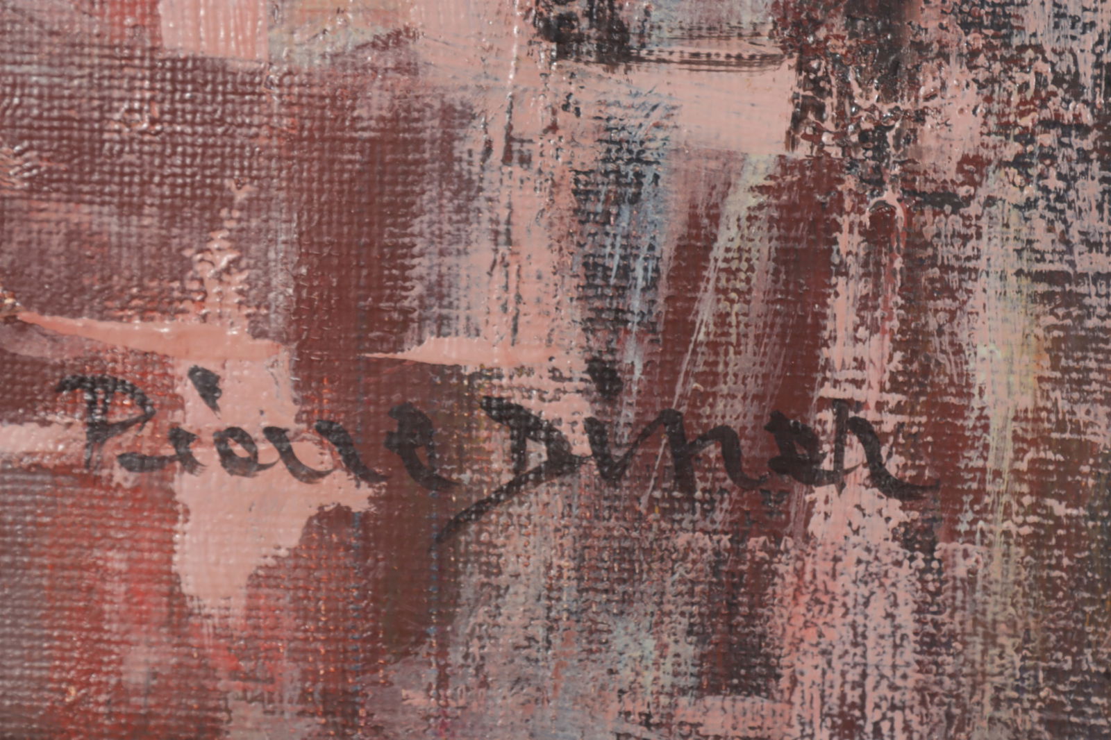 Pierre Diner - Two Figures O/C - 5