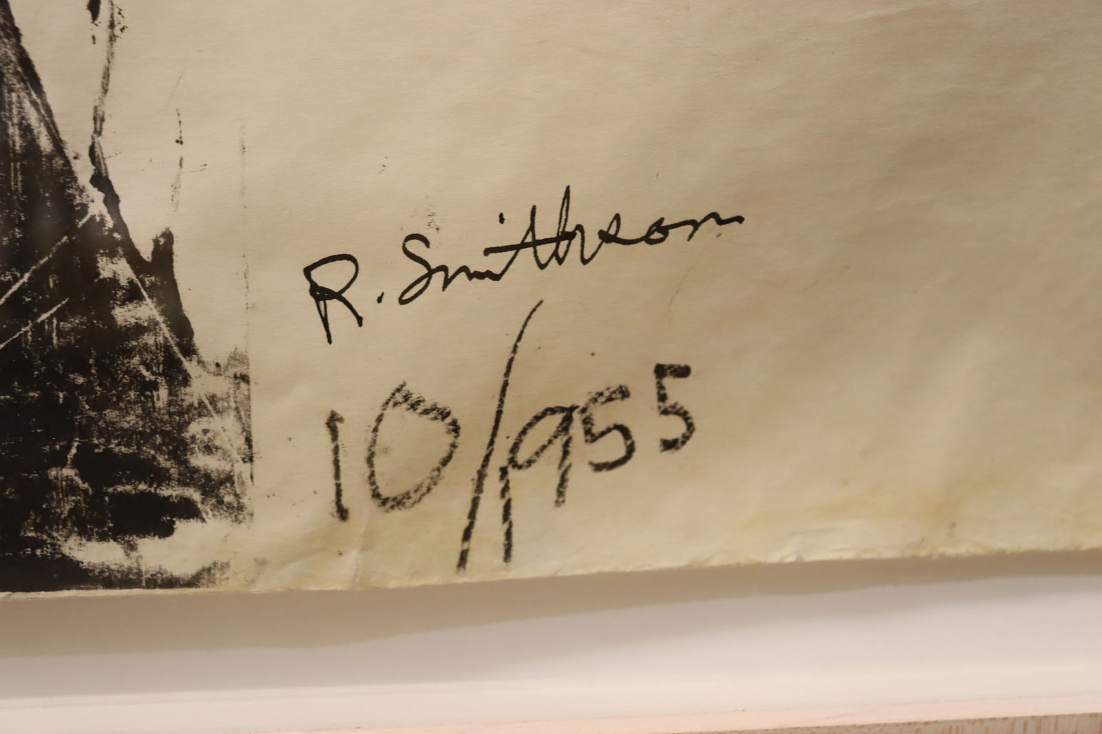 Robert Smithson - Untitled - Woodcut - 6