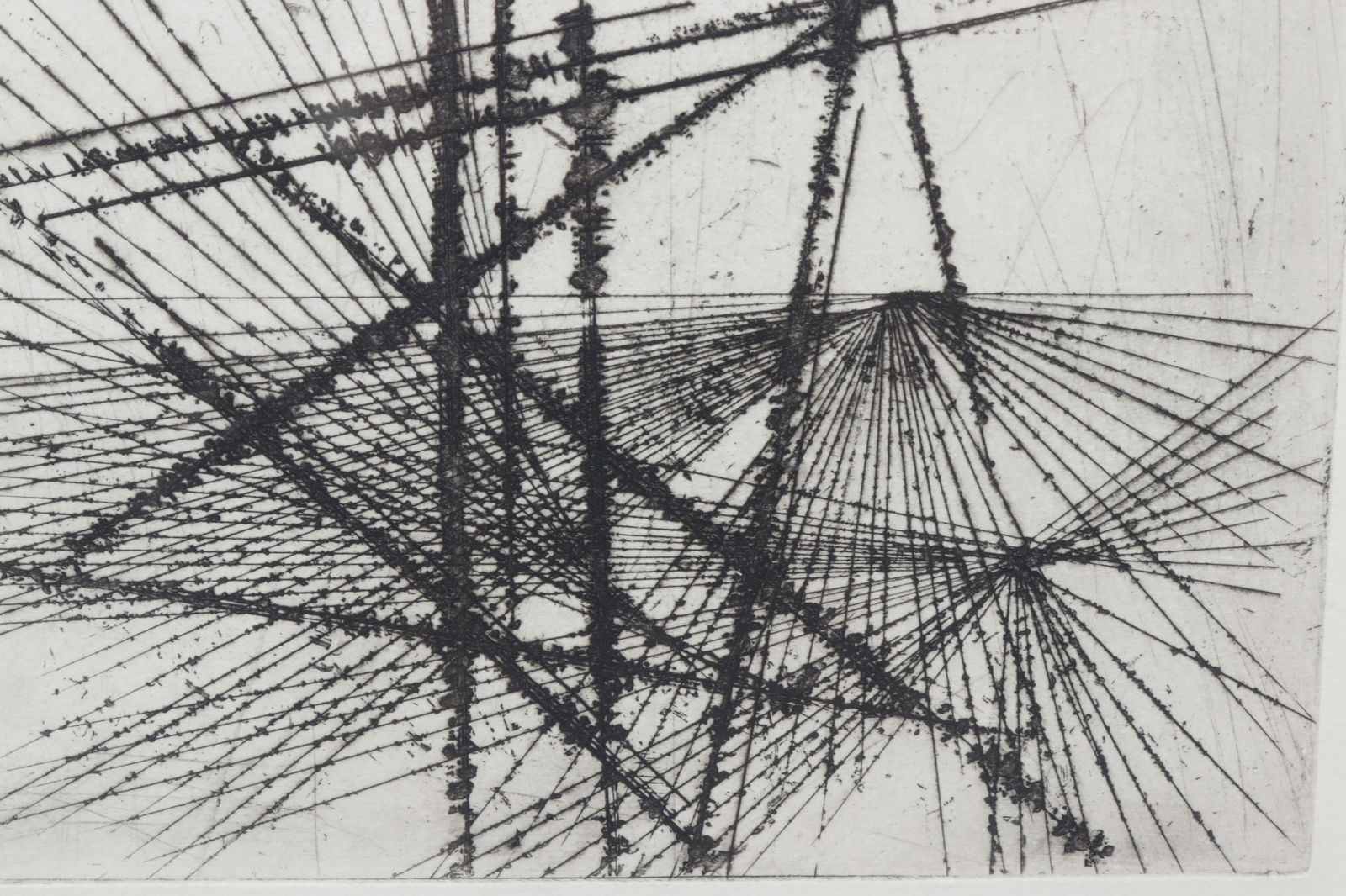 Volkmar Hasse - Brutalist Abstract, Etching - 3