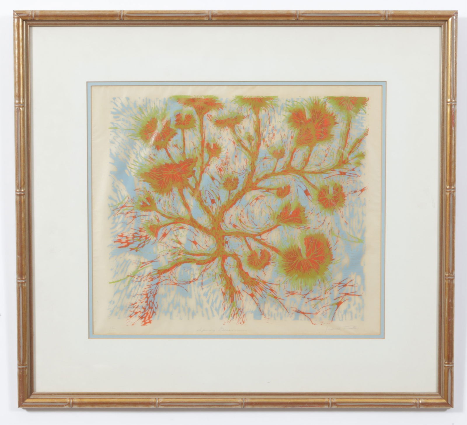 Judith Foster - Spring Geranium, Litho - 2