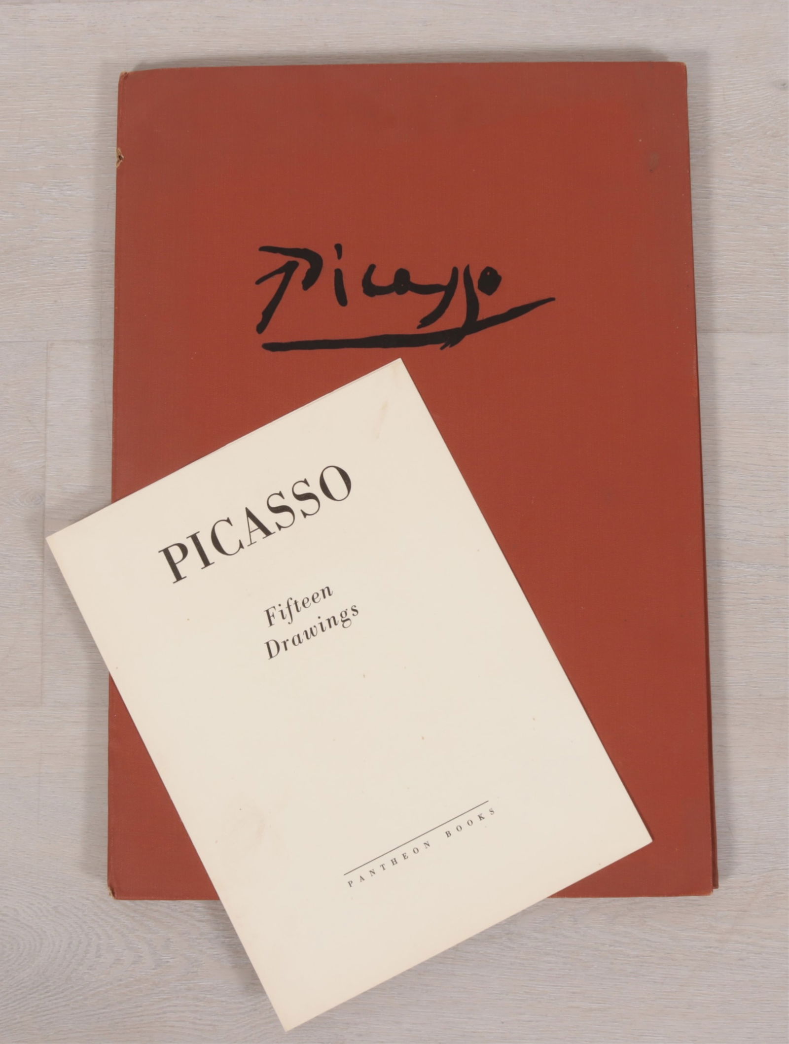 Picasso - 15 Drawings Portfolio, 1946: Pablo Picasso, Spanish, 1881-1973, Portfolio of 15 Drawings, printed by Albert Carmen, City Island N.Y., 1946, edition of 500 Dimensions: sheet size 13 x 19, portfolio 19 5/8 x 13 3/4 From a New Haven