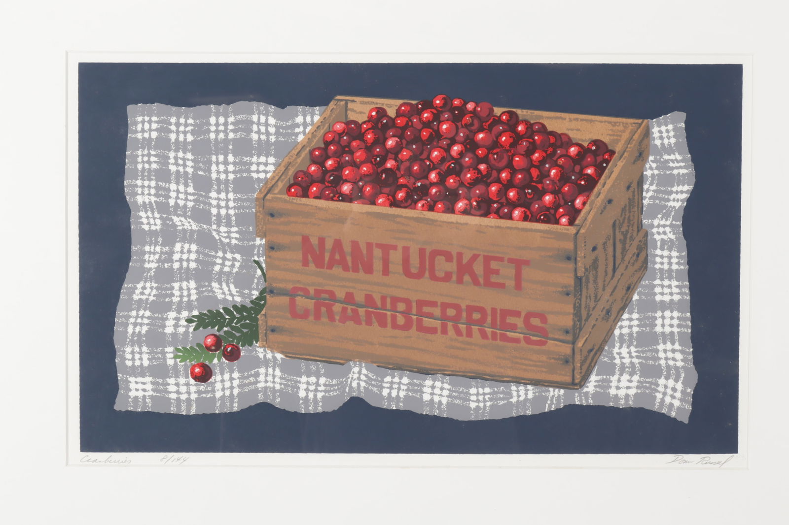 Donn Russell - Two Fruit Serigraphs - 2