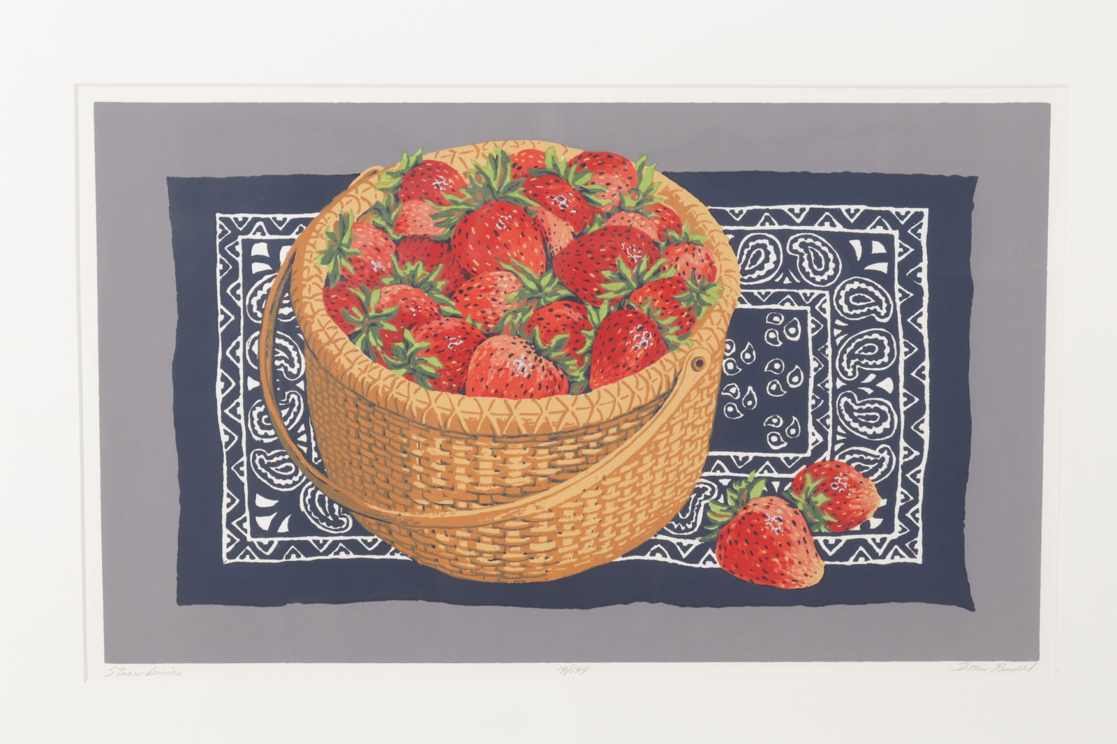 Donn Russell - Two Fruit Serigraphs - 3