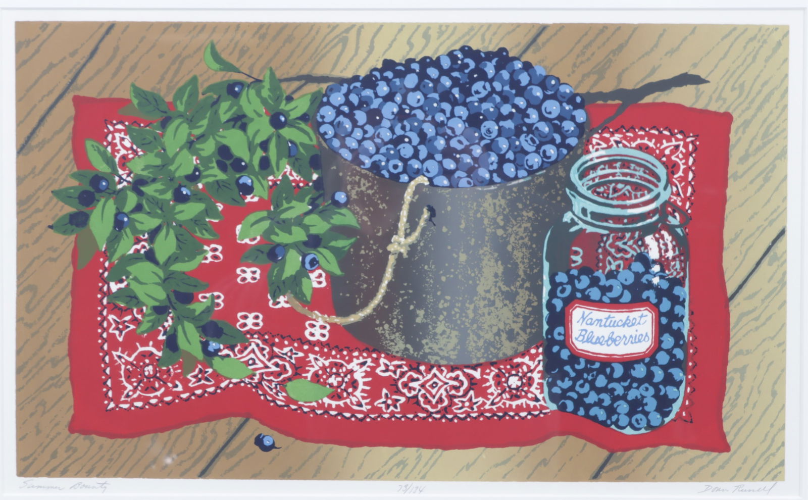 Donn Russell - Three Fruit Serigraphs - 2