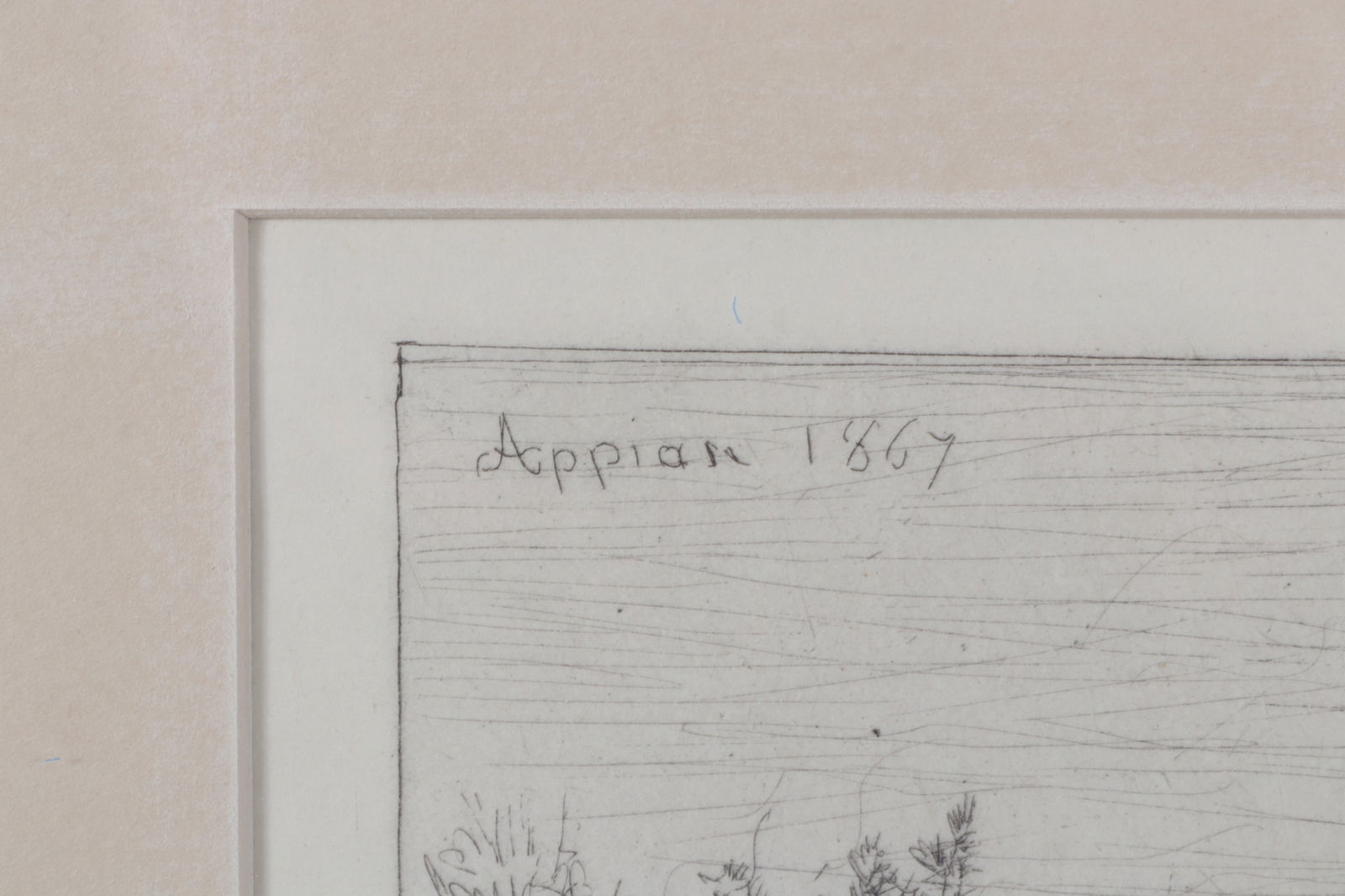 Adolphe Appian - Une Mare, Etching, 19th C - 5