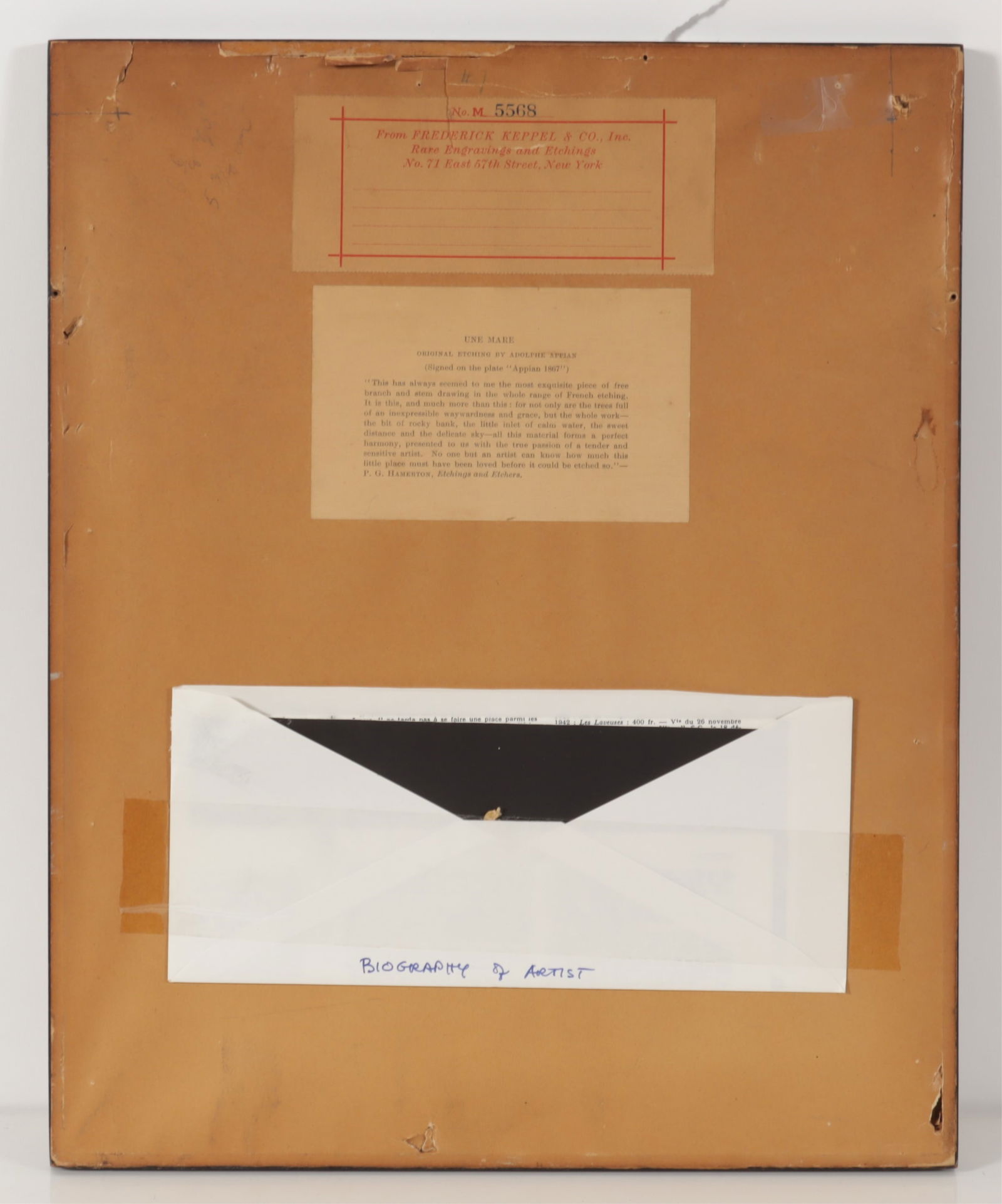 Adolphe Appian - Une Mare, Etching, 19th C - 8