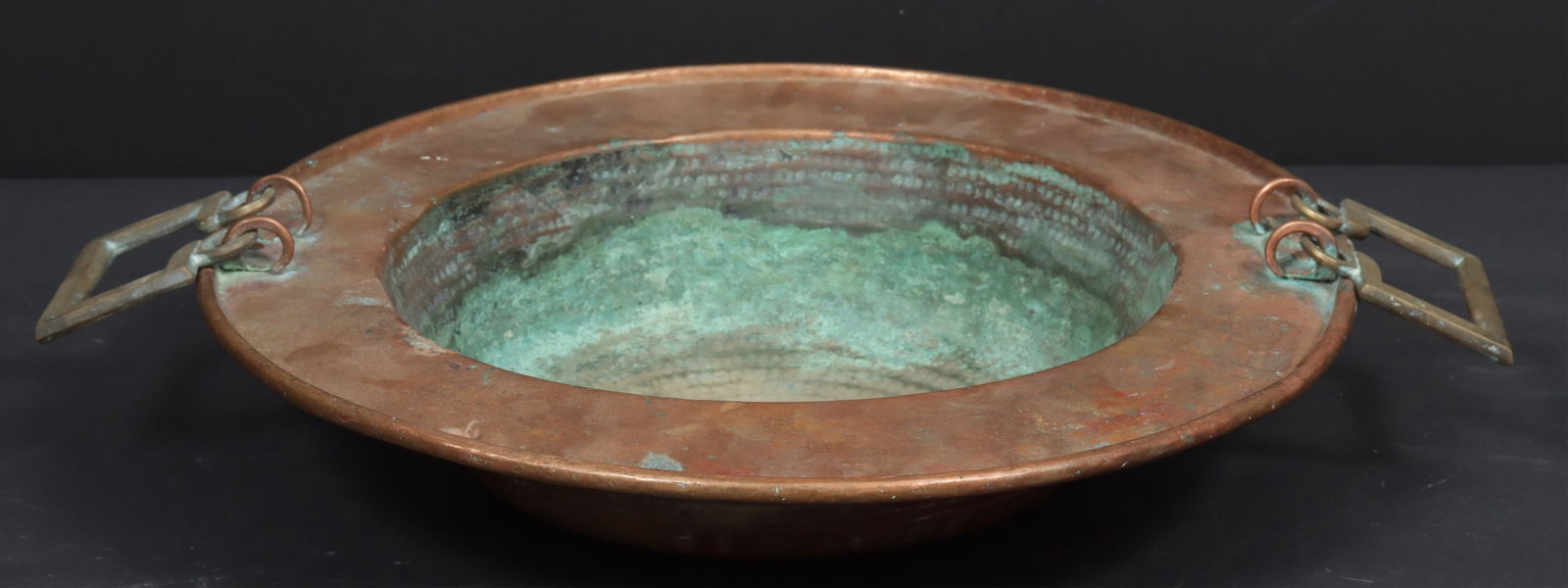 Continental Copper Brazier Liner, 19th C.: Continental Copper Brazier Liner, 19th C. Dimensions: 17.75" Dia. 