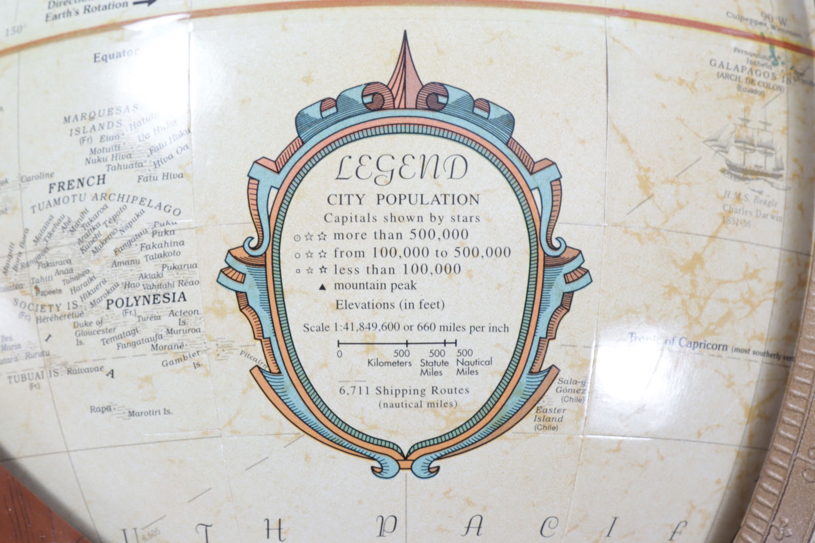 Replogle Terrestrial Globe on Stand - 4