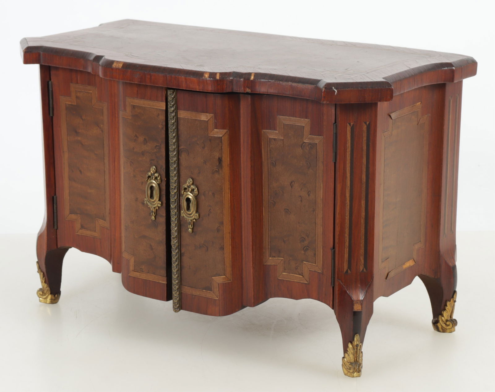 Miniature French Birdseye Maple Commode a Vantaux (1 of 9)