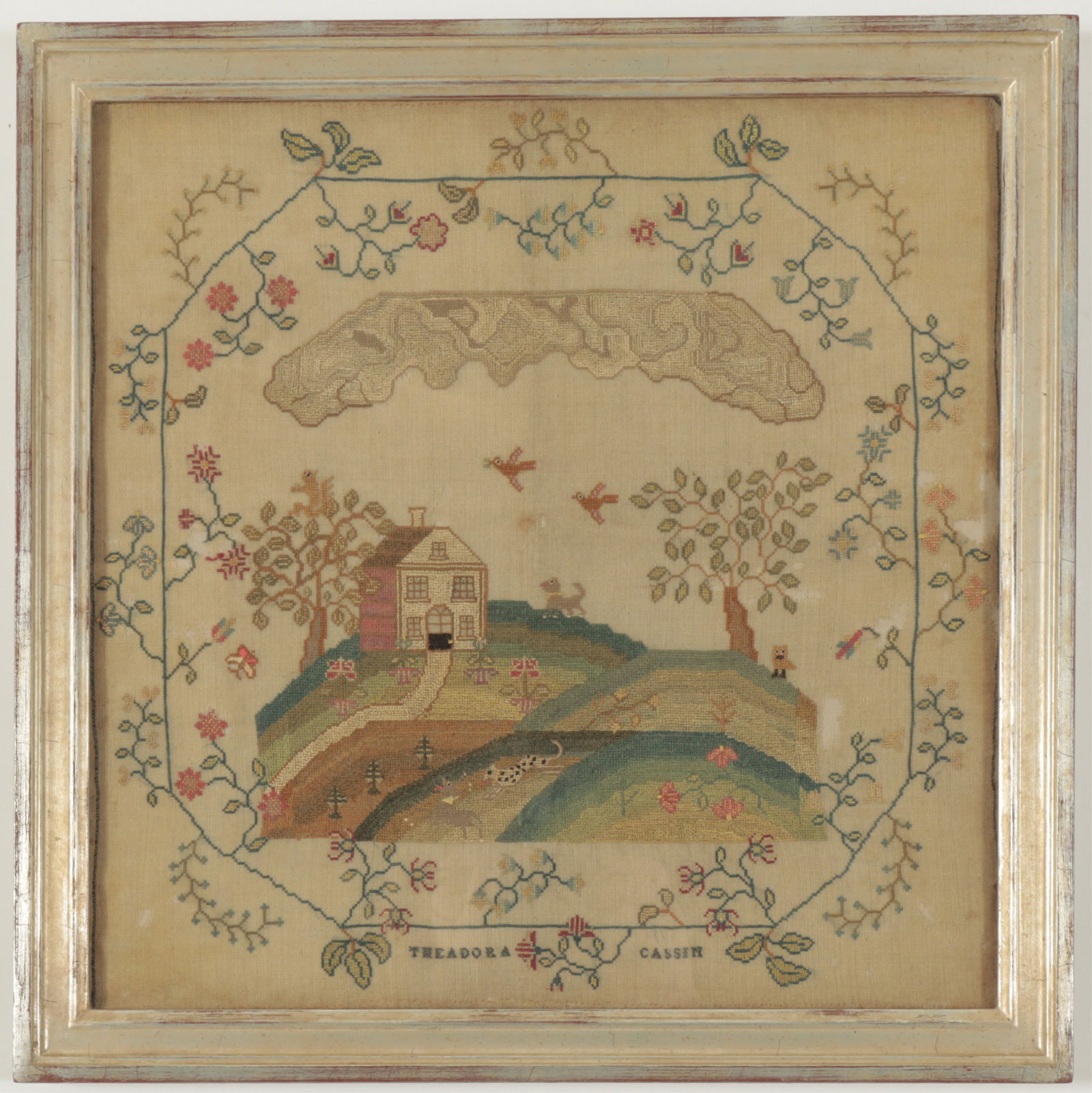 American Sampler, 19th C - 2