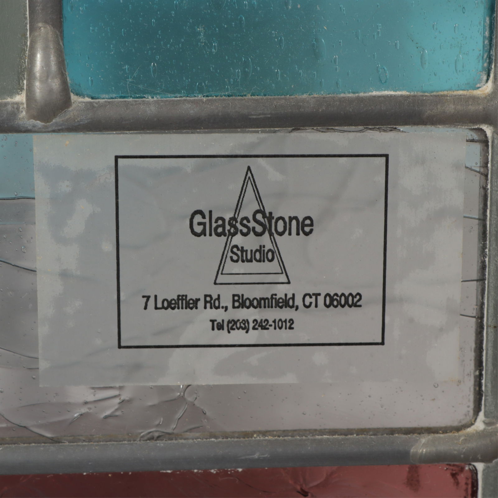 Frank Lloyd Wright Style Stained Glass Panel - 9