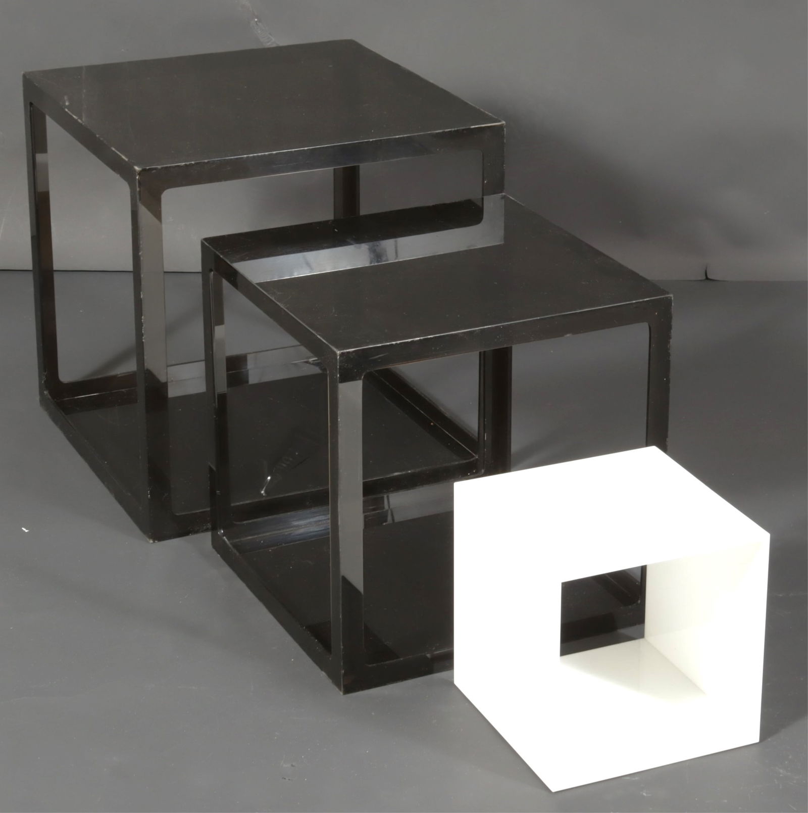 Alessandro Albrizzi Nesting Tables and Cube - 4