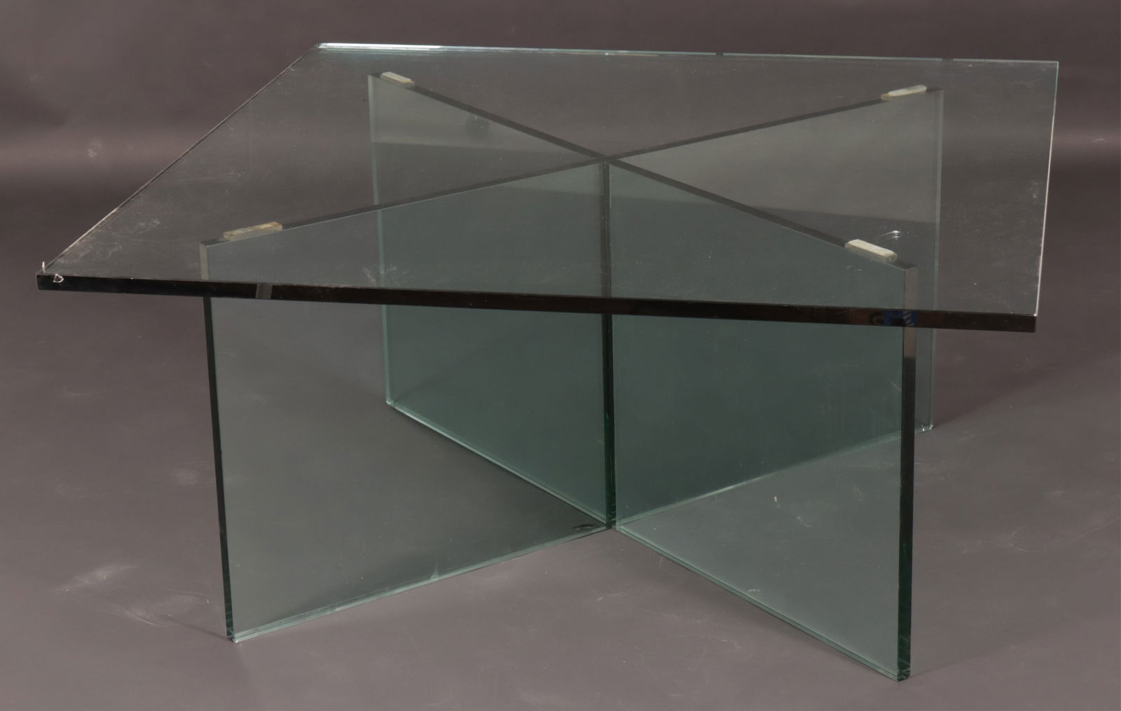 Modern Pace Style Glass Coffee Table (1 of 4)
