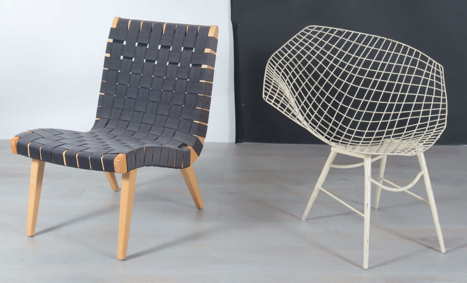Bertoia Diamond Chair & Risom for Knoll Chair (1 of 5)