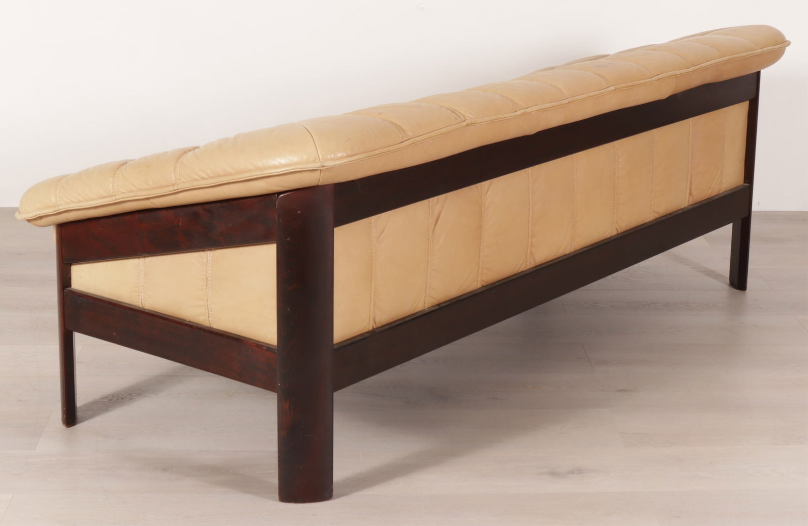 Ekornes Style Beech Leather Sofa - 5