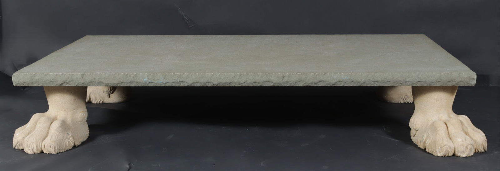 Serge Roche Style Cast Cement Coffee Table: Modern Serge Roche Style Cast Cement Coffee Table Dimensions: 12" H x 64" W x 40.5" D 