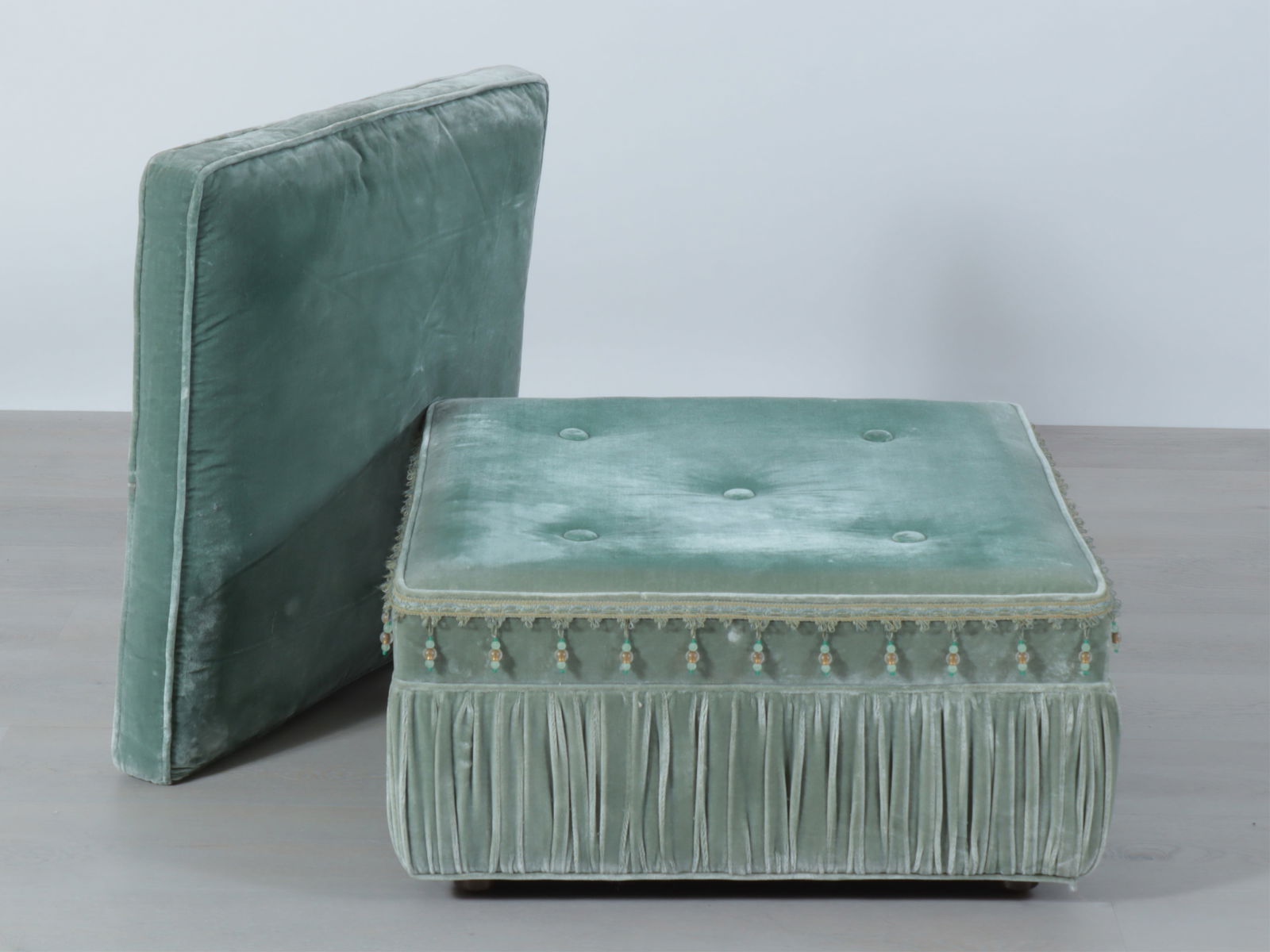 Contemporary Upholstered Ottoman - 3