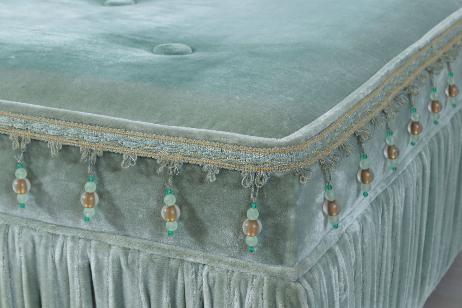 Contemporary Upholstered Ottoman - 4