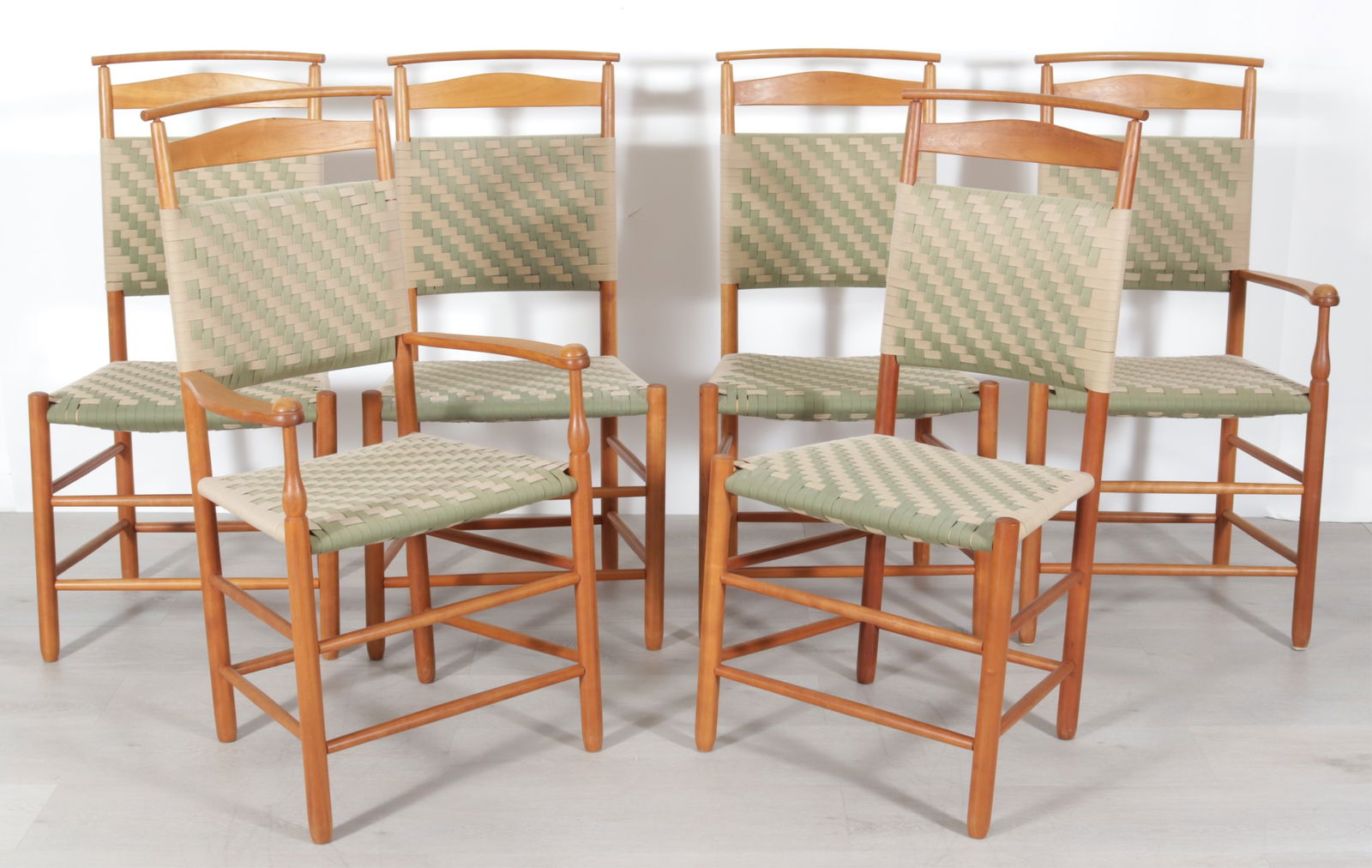 Six Ian Ingersoll Cherry Dining Chairs (1 of 6)