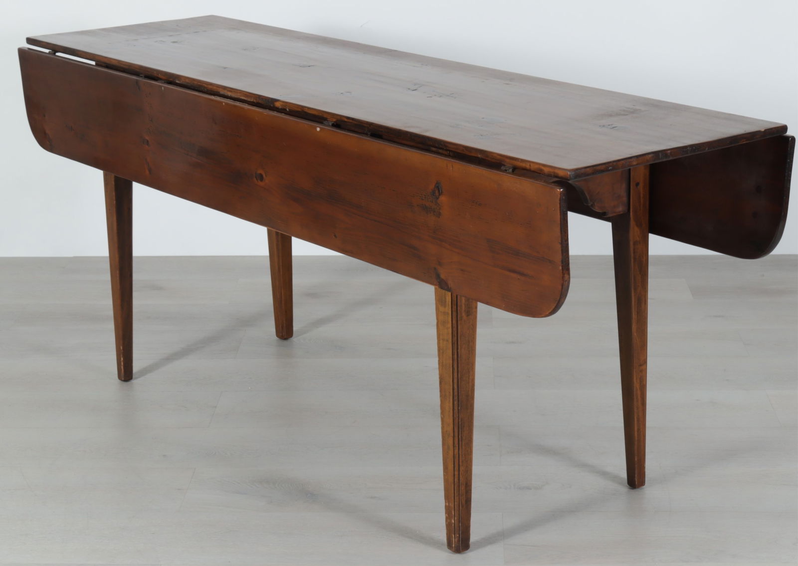 Bench-Made D.R. Dimes Cherry Tavern Table: Bench-Made D.R. Dimes Cherry Tavern Table, with drop leaves Dimensions: 30" H x 38.5" Opened x 72"L 