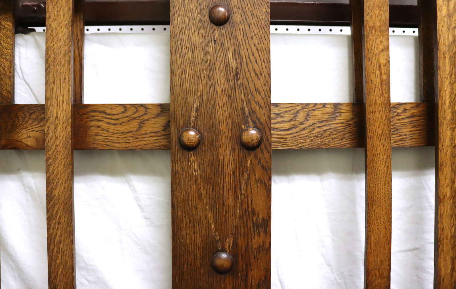 Mission Style Oak Full Bed - 8