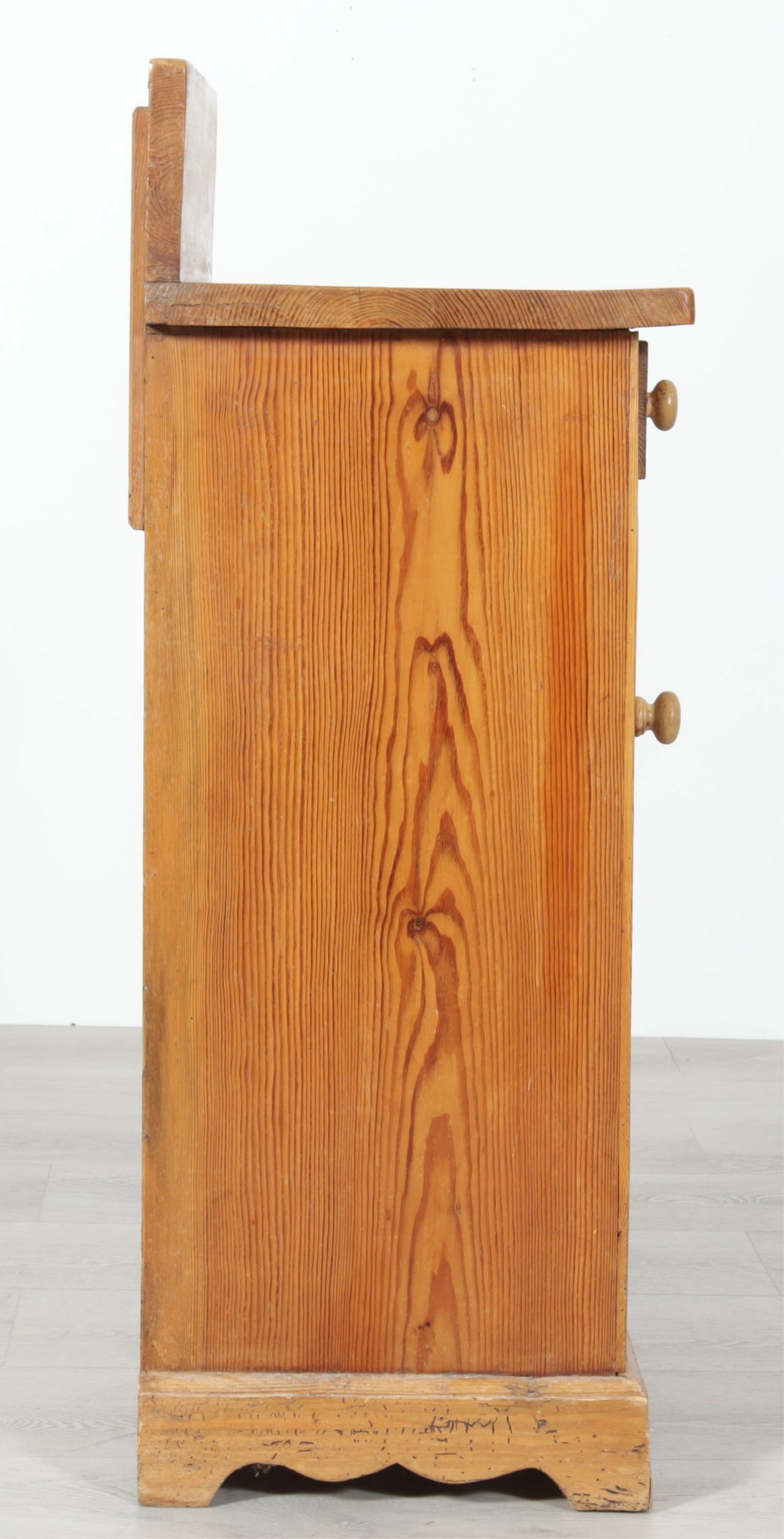 Country Pine Bedside Cabinet - 4