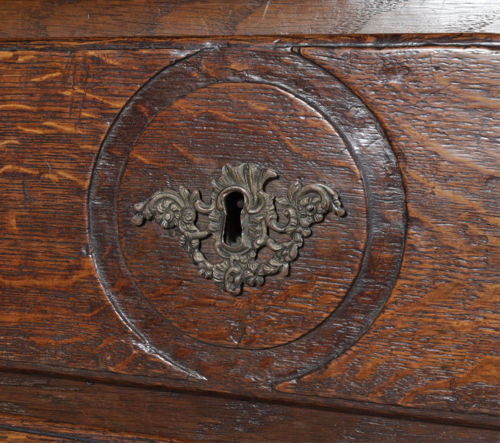 French Provincial Oak Commode - 6