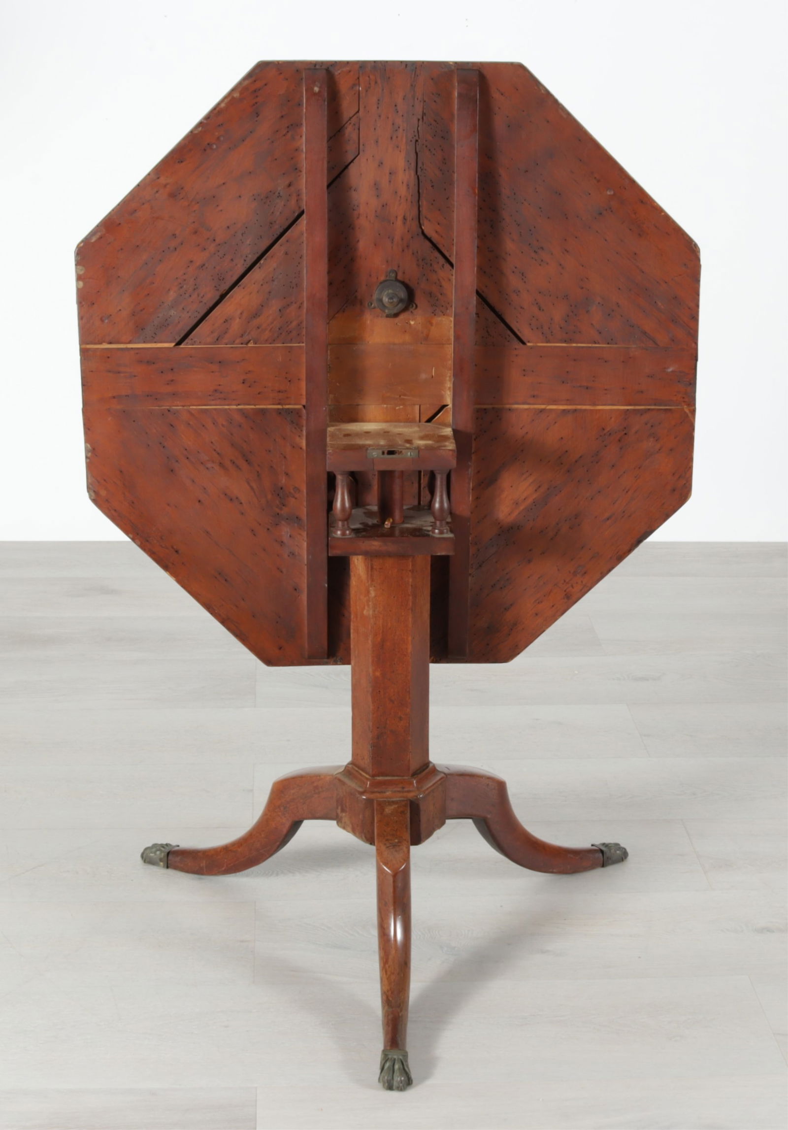 Directoire Walnut Tripod Table - 3