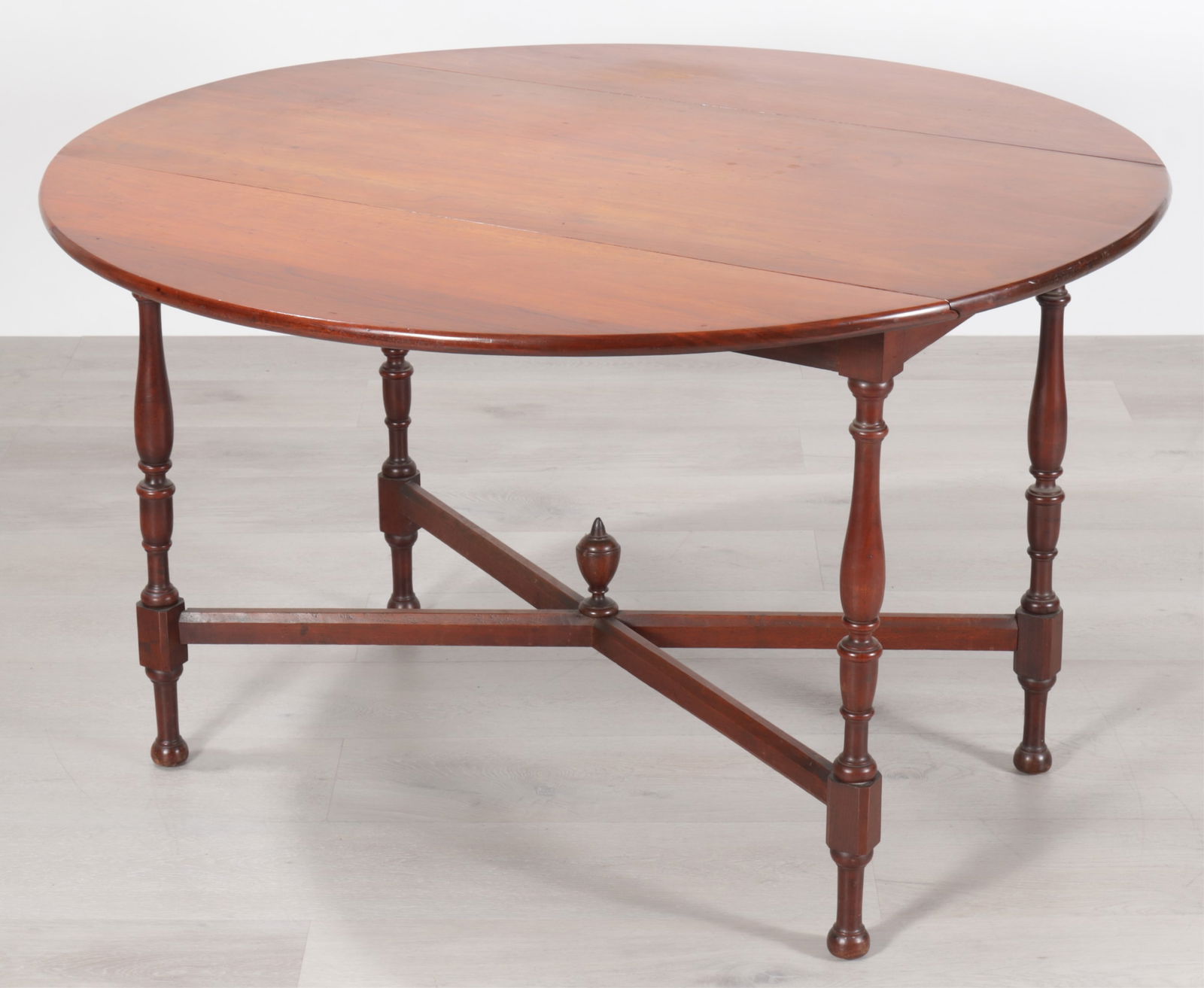 Colonial Style Walnut Dropleaf Table - 2