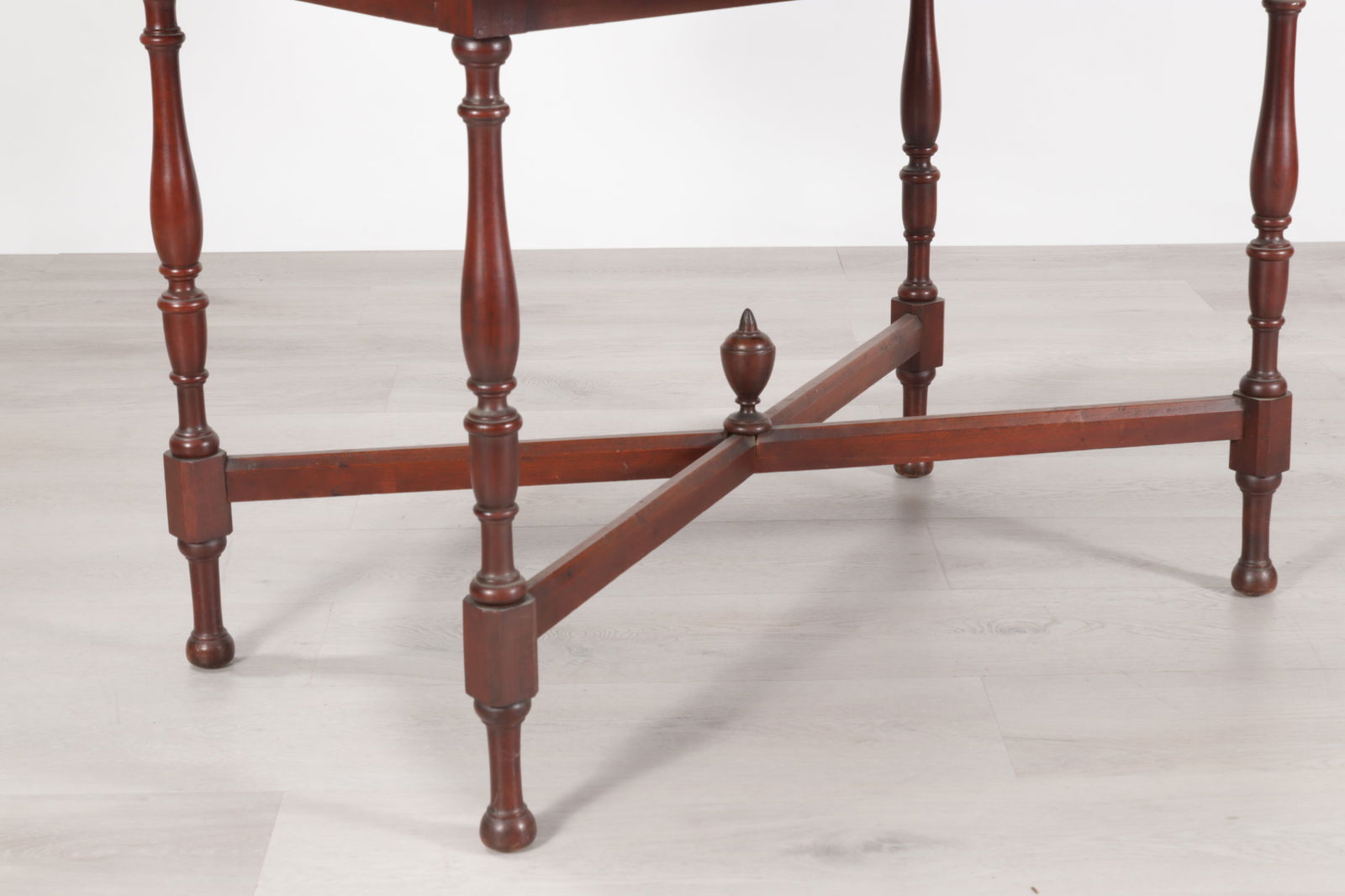 Colonial Style Walnut Dropleaf Table - 8