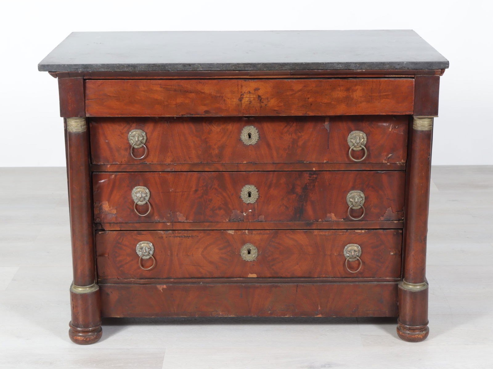 Empire Ormolu-Mounted Mahogany Commode,19th C. - 2