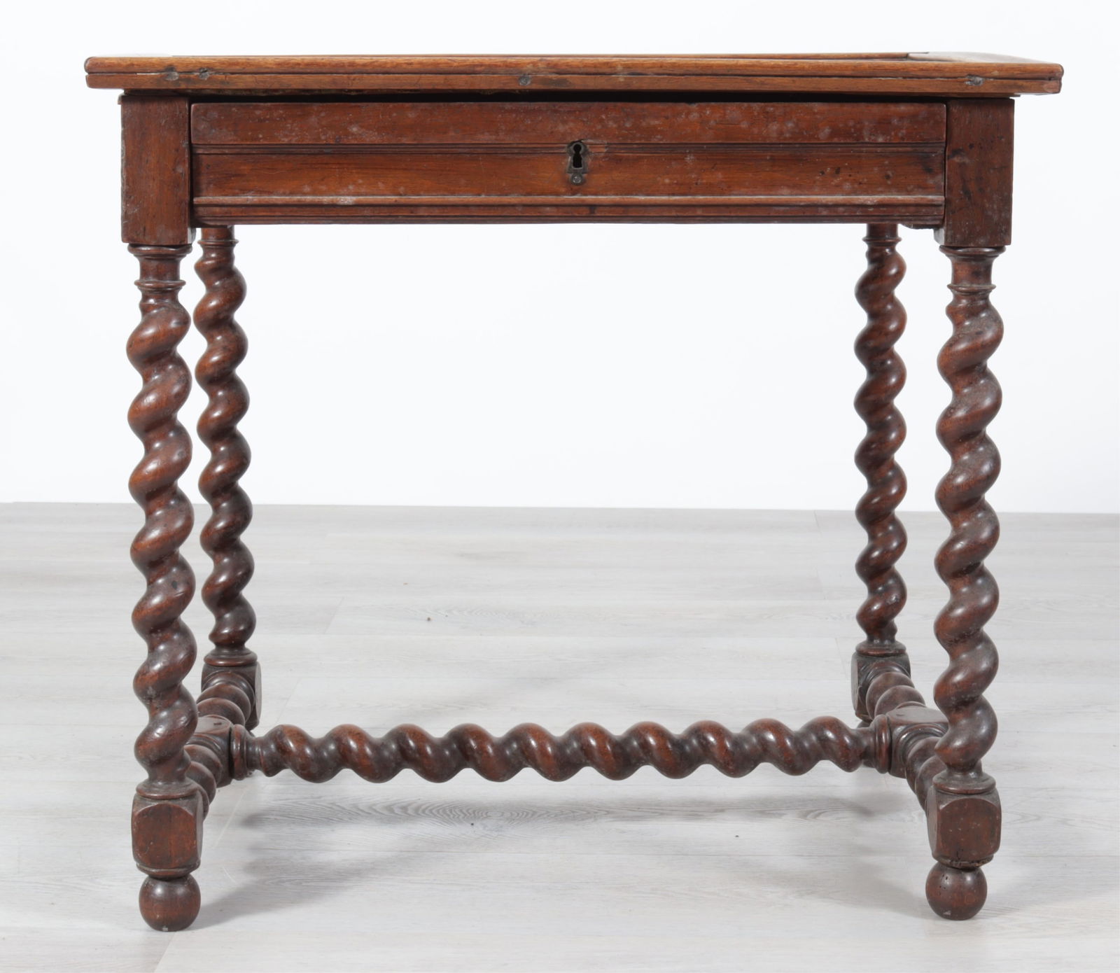 Baroque Walnut Library Table - 3
