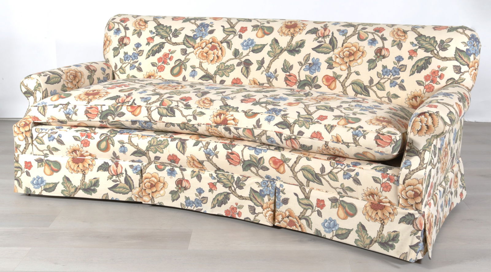 Modern Upholstered Curved Sofa (1 of 6)