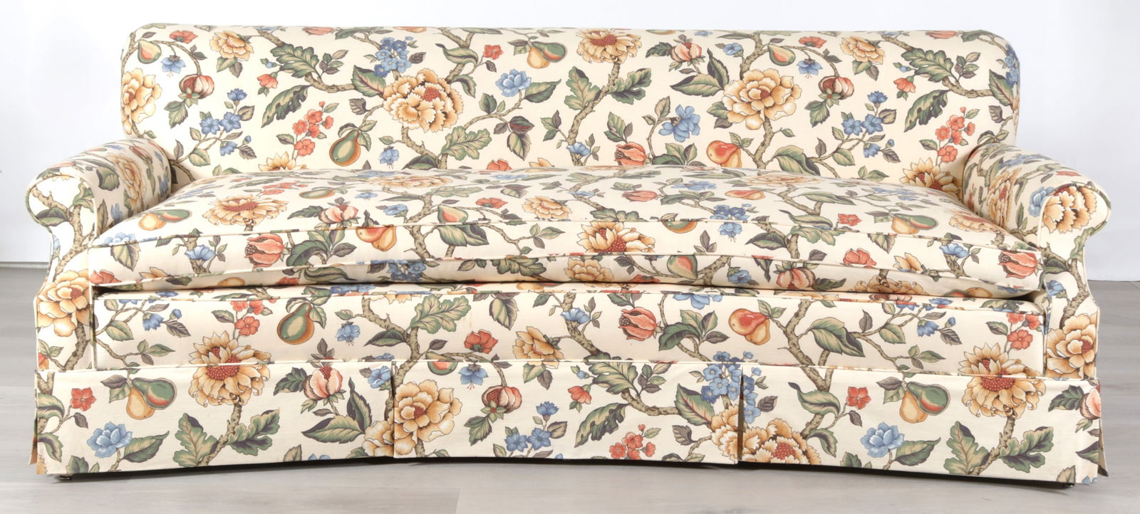 Modern Upholstered Curved Sofa - 2