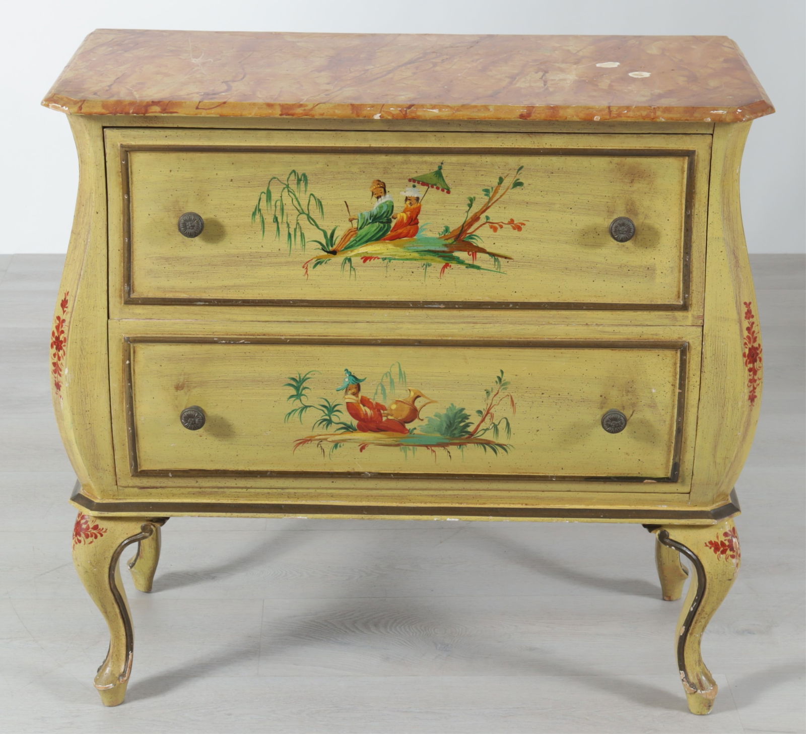 Italian Rococo Style Polychromed Commode - 2