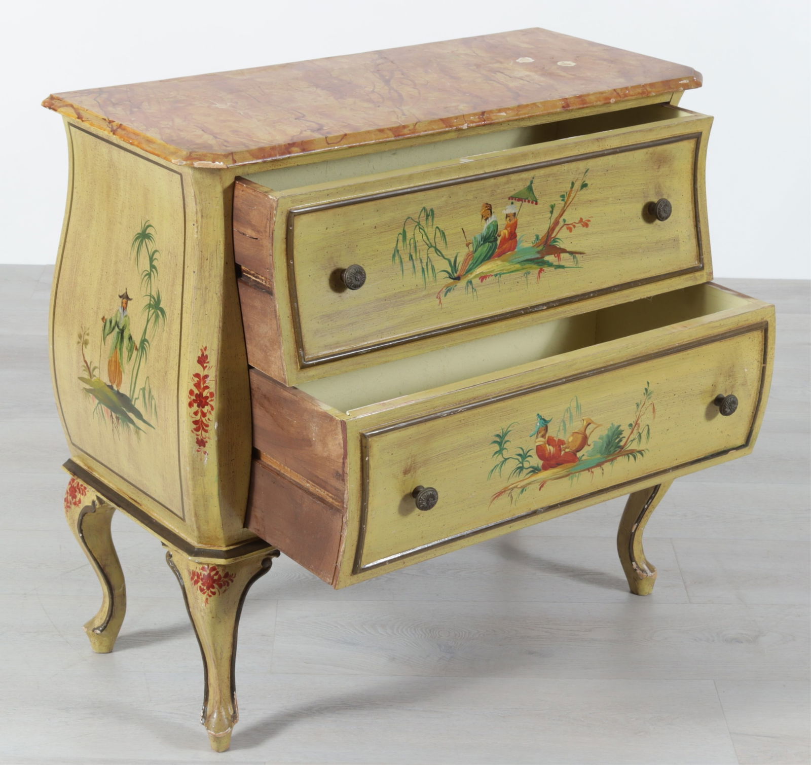 Italian Rococo Style Polychromed Commode - 3