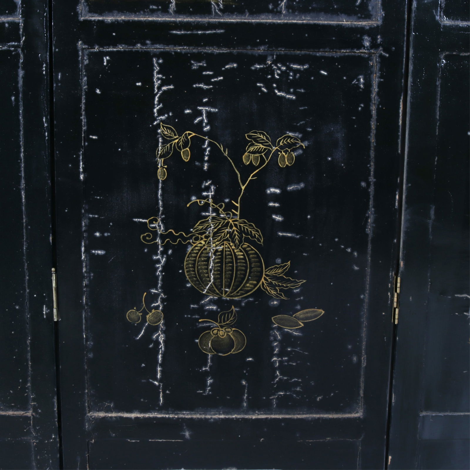 Chinese Stone Mounted Lacquer 4-Panel Screen - 12