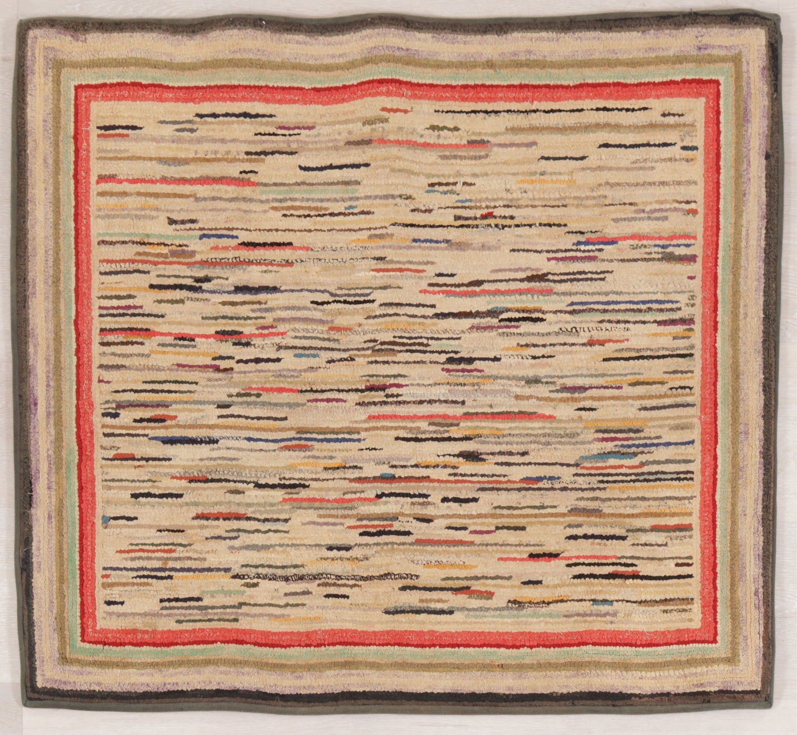 4 Geometric Patterned Hook Rugs - 3