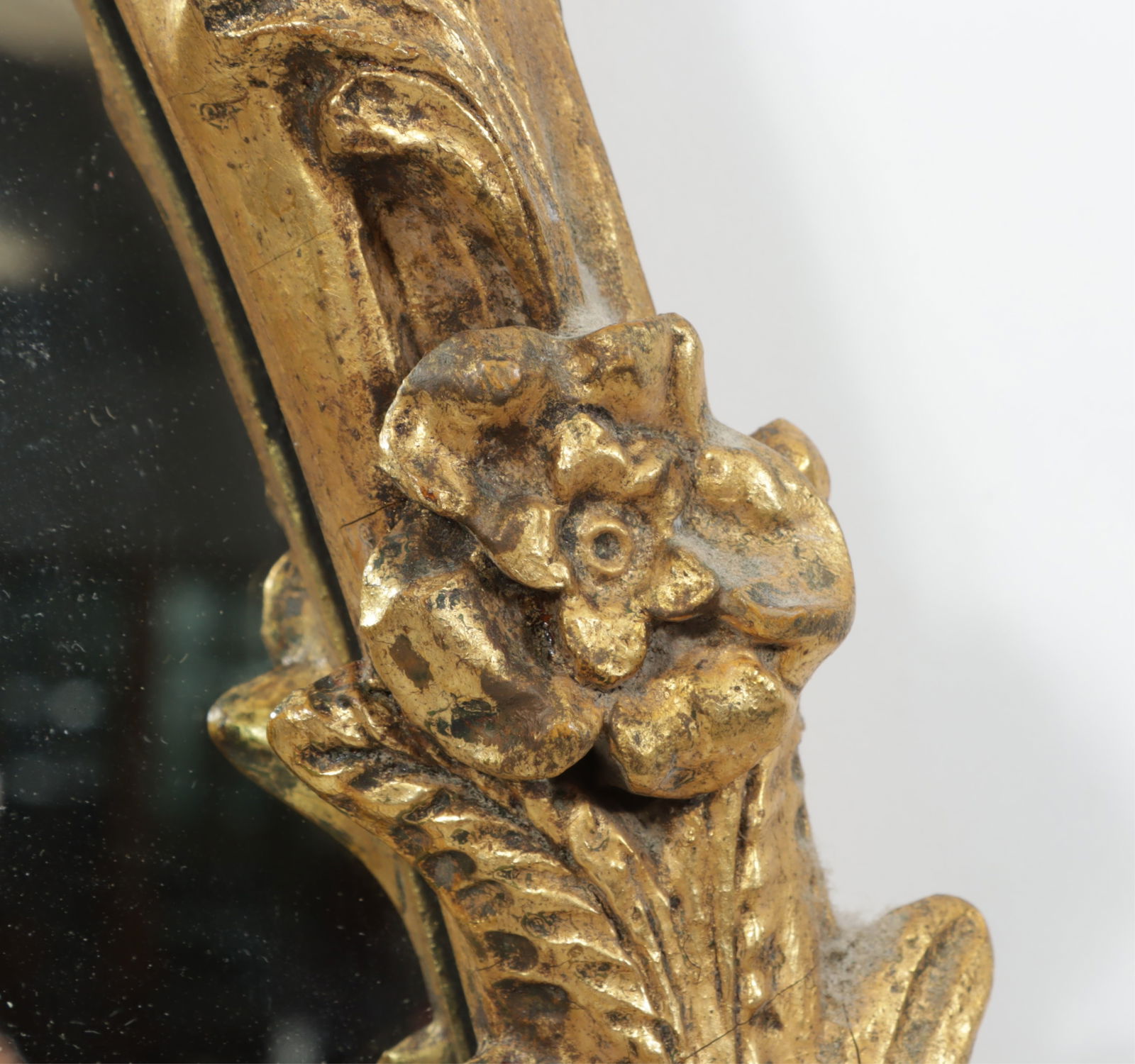 Decorative Arts, Gilt Composition Mirror - 3